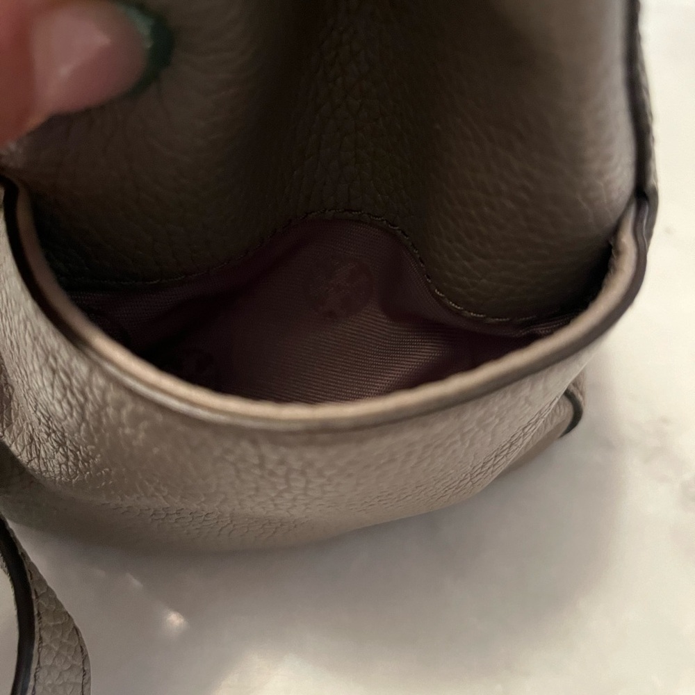 Tory Burch Tan Leather Backpack - Picture 9 of 13